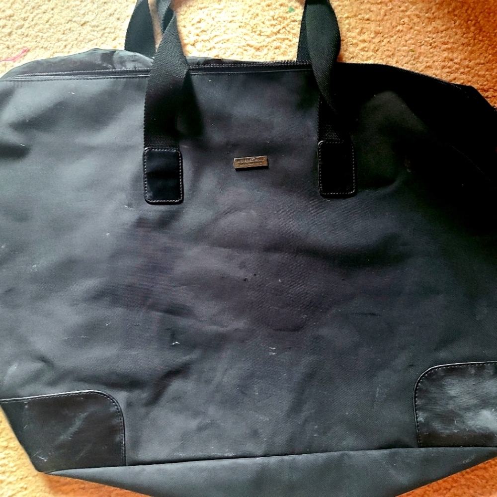 Burberry black nylon tote